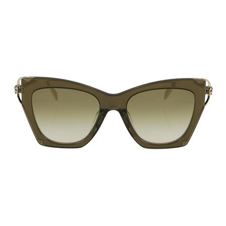 Alexander McQueen, Sunglasses Groen, Dames, Maat:ONE Size