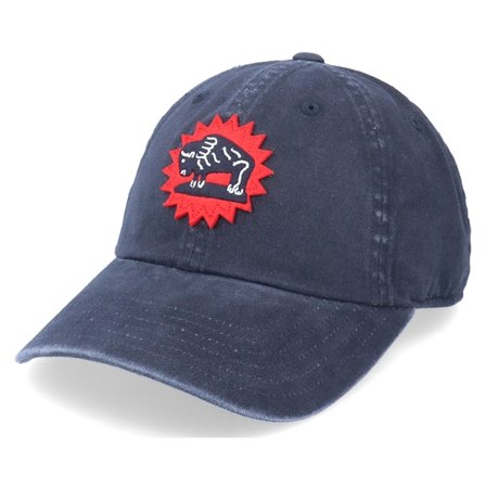American Needle - Azul unconstructed Boné - Houston Buffalos Archive Navy Dad Cap @ Hatstore