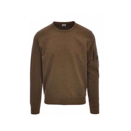 C.p. Company, Crew Neck Sweatshirt Zielony, Mężczyzna, Rozmiar: M