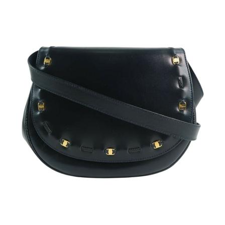 Salvatore Ferragamo Pre-owned, Shoulder bag Blauw, Dames, Maat:ONE Size,leer