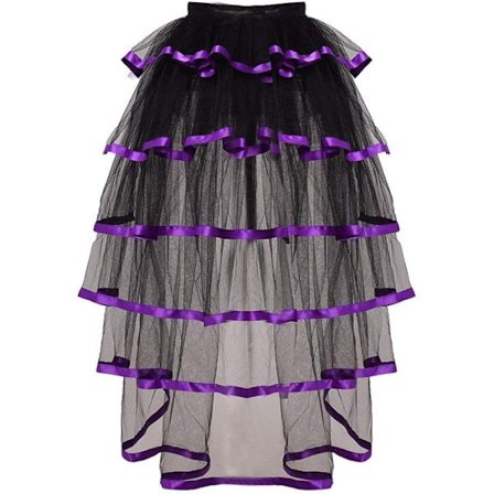 Victorian Steampunk -hame 6-kerroksinen solmittava vyö tylli tutu -hame