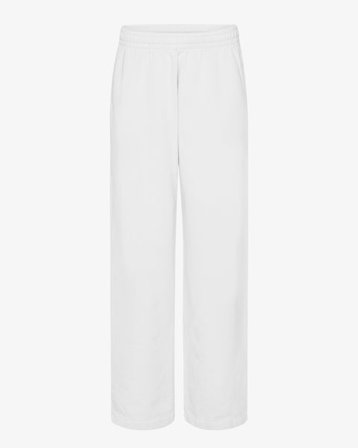 Organic Straight Leg Sweatpants - Optical White - Female - L