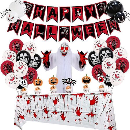 Halloween Balloon Kit, For Kids Halloween Theme Party Background Classroom Decorations