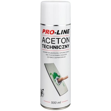Teknisk aceton 100% spray PRO-LINE spray 500ml