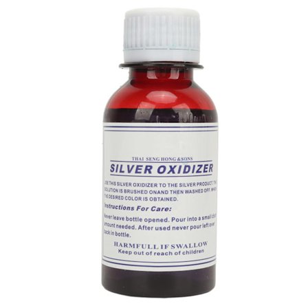 100 ml Silver Oxidizer Solution Svärtning Vintage Stil Retro Smycken Oxideringsvätska