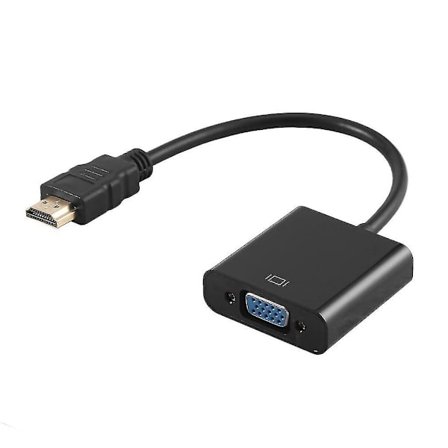 Hdmi-kompatibel han til Vga Rgb hun Hdmi-kompatibel til Vga video konverter adapter 1080p til pc sort han-hun