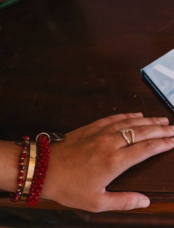 By Jolima Candy Bracelet - Red - ONE SIZE