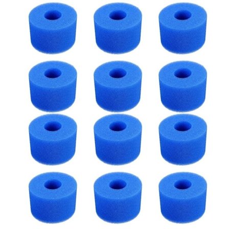 12st Poolskumsvamp Återanvändbar Tvättbar rengöring Poolskum