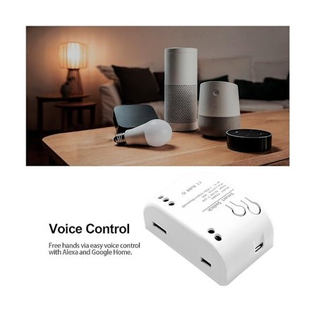 Tuya Smart Switch 1 Kanal Wifi Relé Rullende Dørbryter Dc Ac 7-32v Motor Gardinbryter Inching