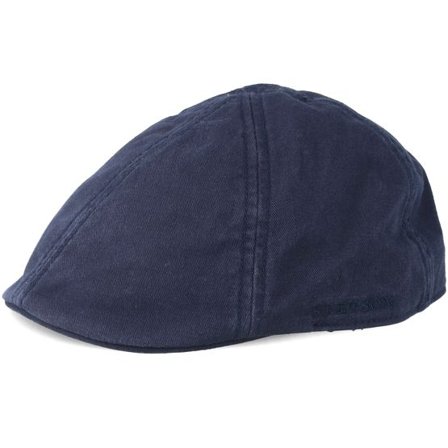 Stetson - Blå flatcap Keps - Texas Cotton 2 Navy Flat Cap @ Hatstore