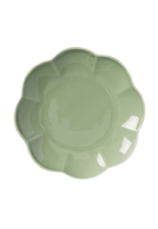 PORTOLINO LIVING Assiett FLORENCE 21 cm Mattallrikar Grön ONESIZE