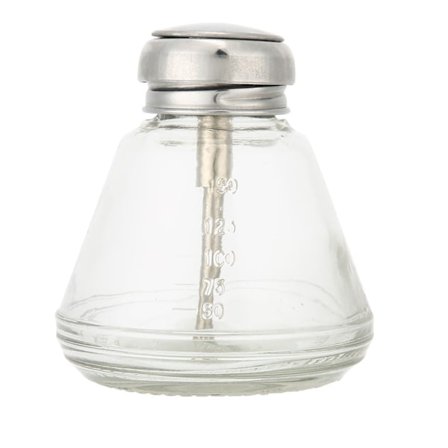 150 ml pumpdispenser för nagelkonst, transparent behållare för vätska, tryckflaska, tillbehör