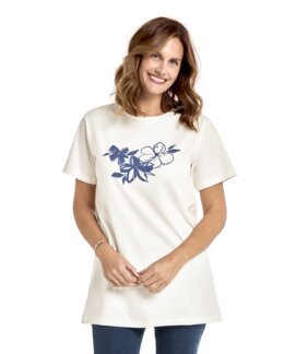 Tunika Stella Off-white - 44/46 - Åshild