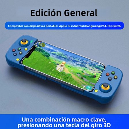 Sininen D3 Teleskooppinen peliohjain Apple iOS Android PUBG Switch PS4 langaton BT 5.0 -ohjain joystick puhelinpeleihin, naamiointikuvio