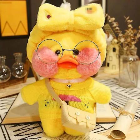 30 cm s p Lalafanfan Cafe -ankkapehmolelu Kawaii Lalafanfan -ankkanukke Pehme t ytetty el inpehmolelu tyyny Syntym p iv lahjat lapsille B13 25-30cm