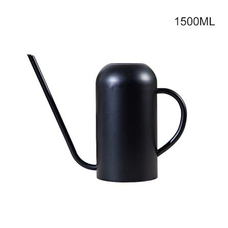 1,5 liter stor kapacitet retro gyllene rostfritt stål vattenkanna med lång mun för krukväxter inomhus och utomhus