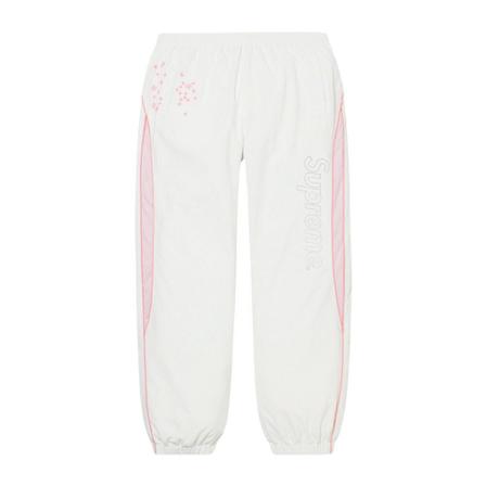 Supreme, Cropped Trousers Wit, Heren, Maat:S