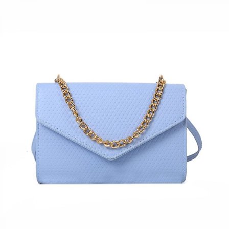 Classic Summer Women Fashion One Shoulder Bag Handbag Messenger Chain Bag White)
