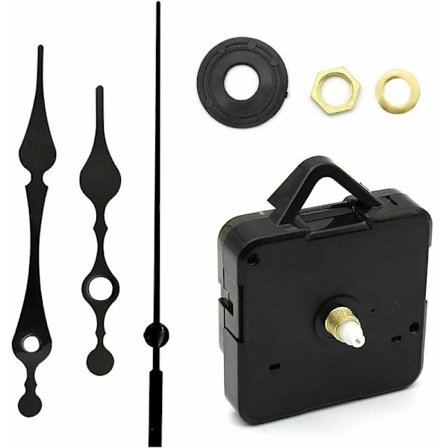 Quartzurverk, klockmekanism, väggklocka, stora visare, DIY väggklockmekanism, reservdelar