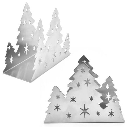 2x Julepapirholder i metal, juledekorationer til køkkenet, papirholder, stort håndklædestativ til bordplader om vinteren