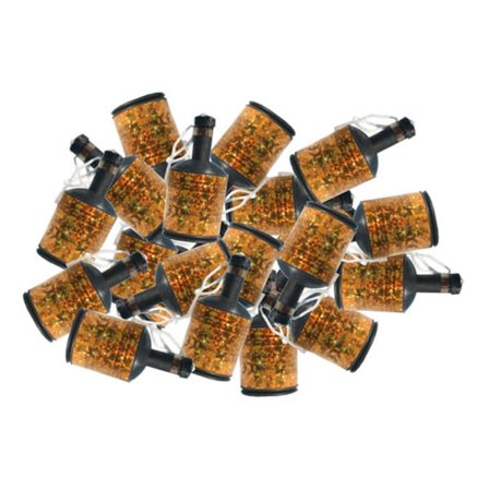 Party poppers 20 stk serpentiner konfetti