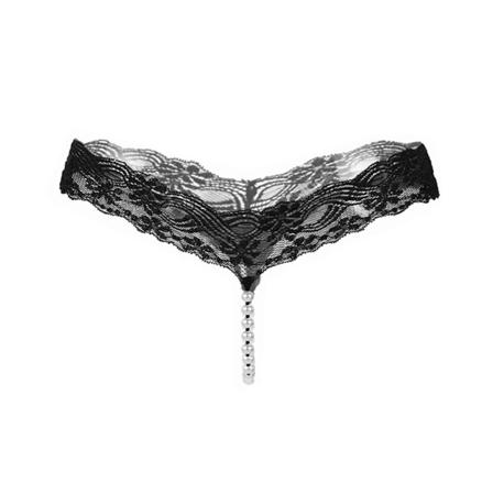 Kvinnors Pärla G-string Sexig Spetsunderkläder Underkläder Elastisk Rem