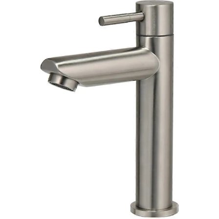 Kolding-wc-hana - Vain kylmää vettä - Ruostumaton teräs - Vipukäyttö - Pesuallashana