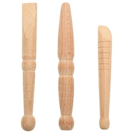 3 stk. zoneterapi værktøjer Akupressur Massage Stick Fod Zoneterapi Stick Fod Zoneterapi Værktøj