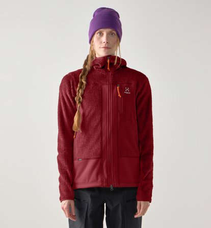 Haglöfs Vassi Mid Hood Women Carmine Red - Damen - M