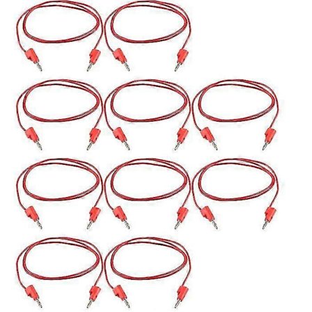Bananstik Testledninger Elektrisk Testledning, Bananstik Testledninger Detektor Hardware Sæt Rød