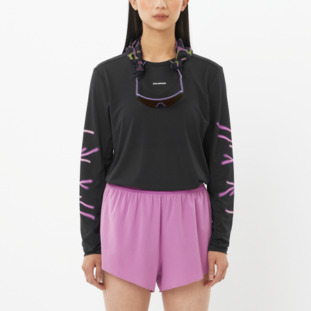 Salomon - T-Shirts Shkout Core Ls Tee Gfx W