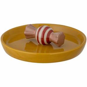 Bloomingville Yellow Mylie Tray Stoneware One Size - Tableware - One size - Yellow