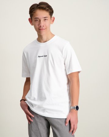 Jack & Jones JORNORREBRO EMB TEE SS CN NOOS JNR Weiß T-Shirts Jungen - Kids Brand Store
