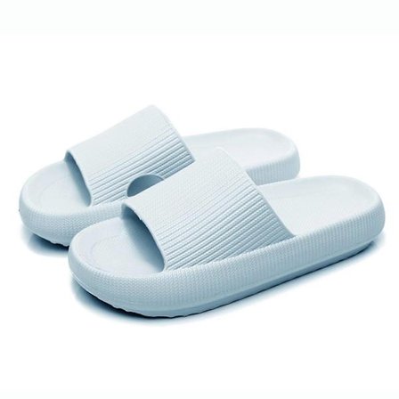 Myke tøfler for kvinner og menn, komfortable, lydløse badetøfler for bad og dusj -Sy