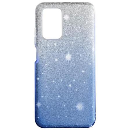 Etui til Xiaomi Redmi 10 og 10 2022 Aftagelig Glitter Transparent / Blå Blå