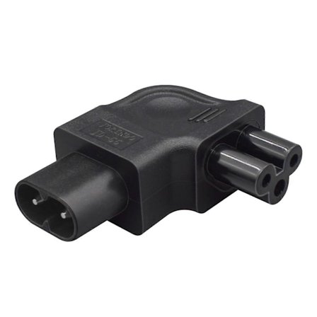 IEC 320 C8 til C5 Strømadapter 2.5A AC 250V Lav Resistans Erstatning