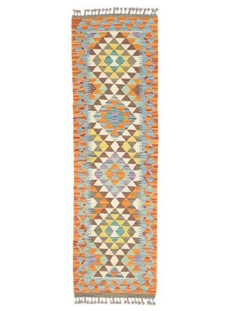 Alfombra Oriental Kilim Afghan Old Style 59X193 De Pasillo (Lana, Afganistán)