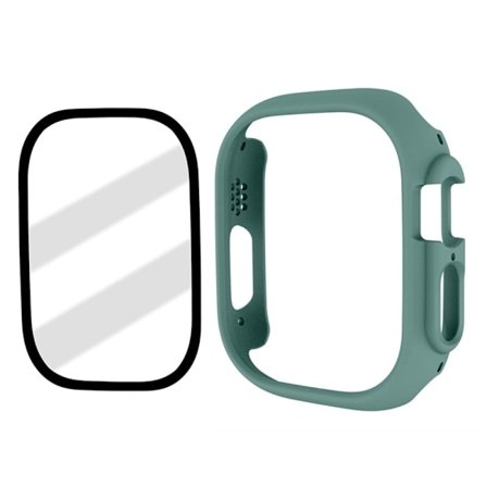 Apple Watch Ultra-skydd med skärmskydd av härdat glas - Grön