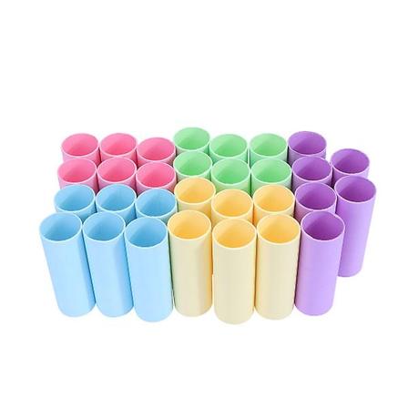 30 stk Kraftpapirrør Papprør For Oppbevaring Kunsttegninger Plakater Malerier Beskytter (blandet 4*11cm