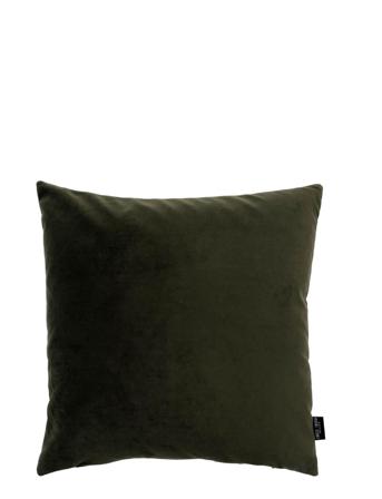Velvet Cushion Cover Wo Strap Home Textiles Cushions & Blankets Cushion Covers Grön Louise Smærup