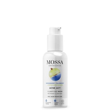MOSSA Rengöringsgelé Acne Act 140 ml