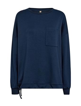 Sc-Banu Sweat-shirt Genser Blå Soyaconcept*Betinget Tilbud