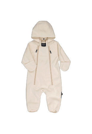 Geggamoja Vindfleece Overall Ytterkläder Unisex Beige 86/92