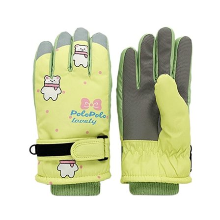 Barn Ski Hansker Barn Sykkelhansker GRØNN