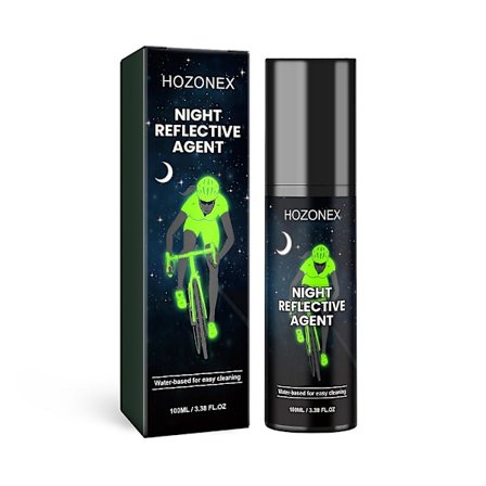 Nattreflekterende spray for utendørs sikkerhet, refleksjon, anti-ulykke, sykling, løping