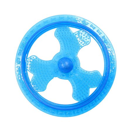 Hundfrisbee med blinkande LED-lampor för lek på natten