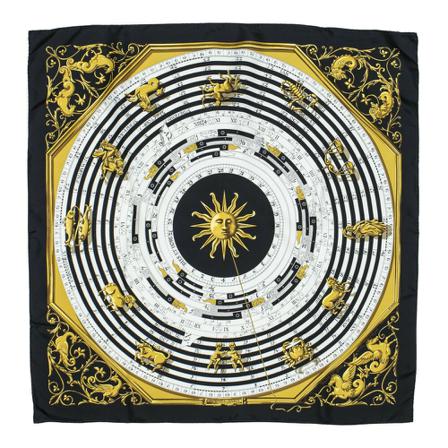 Hermès Vintage, Pre-owned Scarf Zwart, Dames, Maat:ONE Size