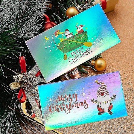 100 stk. julekort, kærlig julegave til mænd og kvinder, Glædelig Jul-gaver