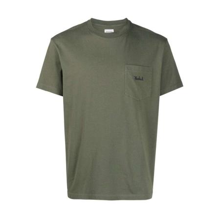 Woolrich Green T-Shirt , Groen , Heren , Maat: M