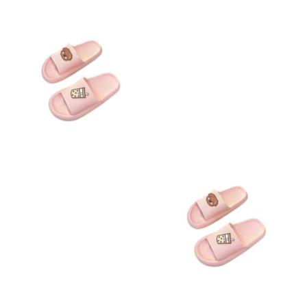 1/2/3/5 Andas sandal för kvinnor - Mjuk och fashionabel mjuk Pink 36/37.36/37 2PCS